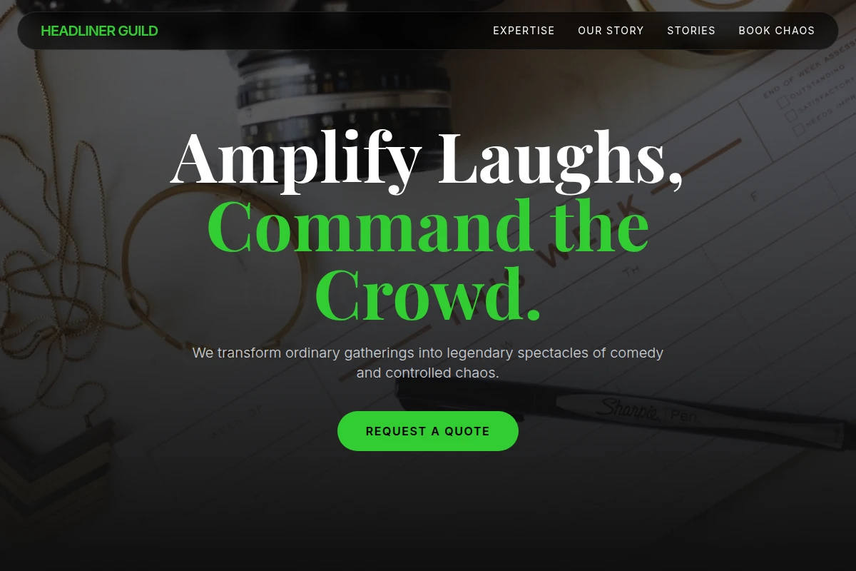 Slapstick Event Planning