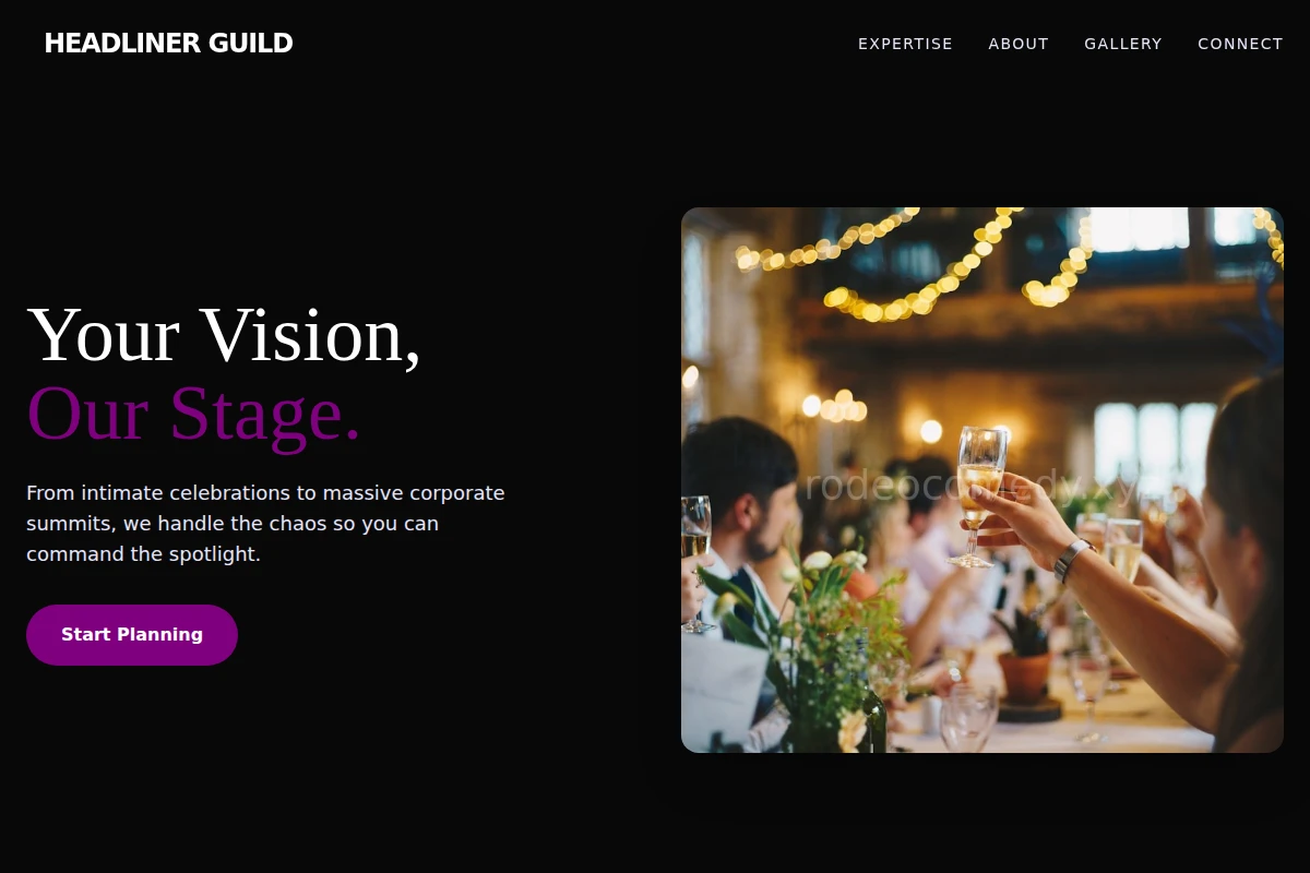 Backstage Event Planning